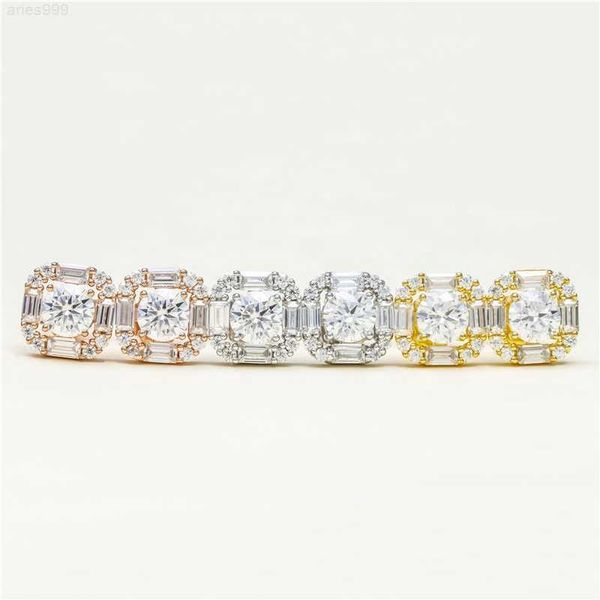 screwback iced out jewelry 925 sterling silver jewelry vvs1 baguette moissanite stud earrings, Golden
screwback iced out jewelry 925 sterling silver jewelry vvs1 baguette moissanite stud earrings, Golden