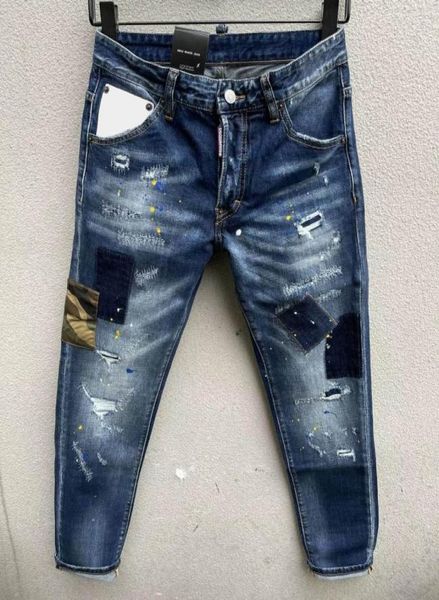 2022 mens jeans distressed motorcycle biker jean rock skinny slim ripped hole letter brand hip hop denim pants 22ss4002282, Blue 
2022 mens jeans distressed motorcycle biker jean rock skinny slim ripped hole letter brand hip hop denim pants 22ss4002282, Blue