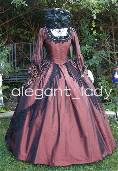 maroon vintage victorian masquerade evening dresses lace tassel stain long sleeve bustle gothic corset prom gown outfit, Black;red
maroon vintage victorian masquerade evening dresses lace tassel stain long sleeve bustle gothic corset prom gown outfit, Black;red