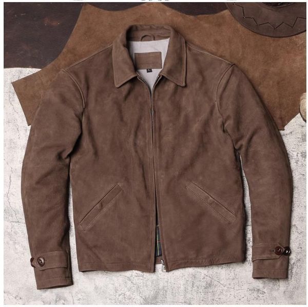 men's jackets retro classic business casual leather jacketcomfortable slim fitting matte cowhide coatvintage brown plus 230824, Black;brown
men's jackets retro classic business casual leather jacketcomfortable slim fitting matte cowhide coatvintage brown plus 230824, Black;brown