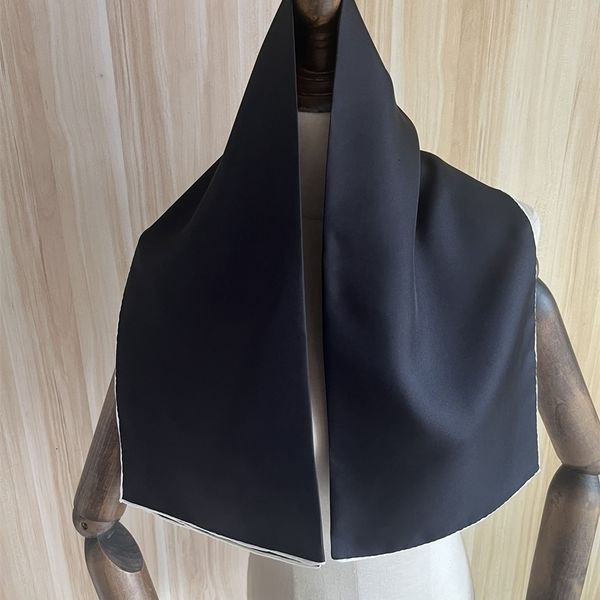 scarves 2023 arrival fashion black solid color 100 silk scarf 9090 cm square shawl twill wrap for women lady hijab 230823, Blue;gray
scarves 2023 arrival fashion black solid color 100 silk scarf 9090 cm square shawl twill wrap for women lady hijab 230823, Blue;gray