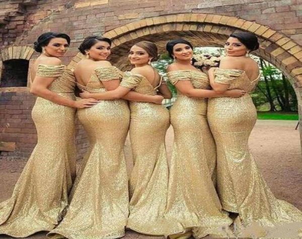 off the shoulder gold sequined mermaid bridesmaid dresses for weddings ruched wedding guest dresses maid of honor evening gowns cu4514104, White;pink
off the shoulder gold sequined mermaid bridesmaid dresses for weddings ruched wedding guest dresses maid of honor evening gowns cu4514104, White;pink