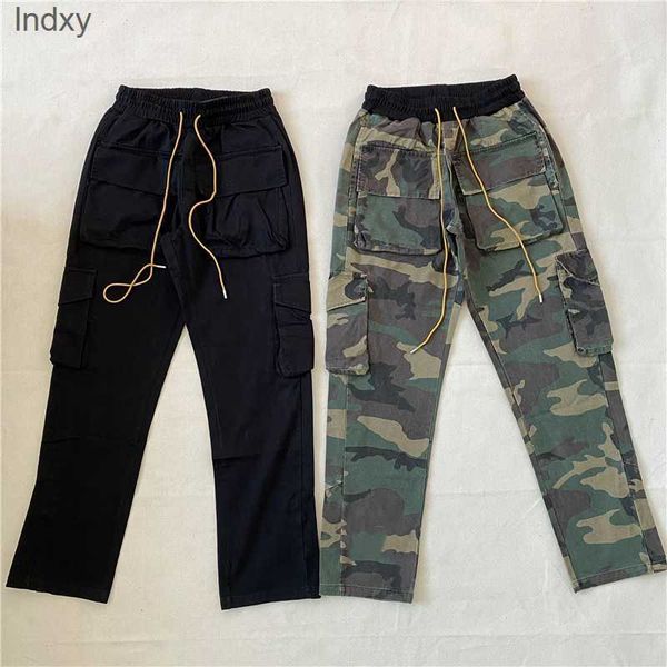 multiple pockets camouflage pants men women 1 quality cargo pants trousers, Black
multiple pockets camouflage pants men women 1 quality cargo pants trousers, Black