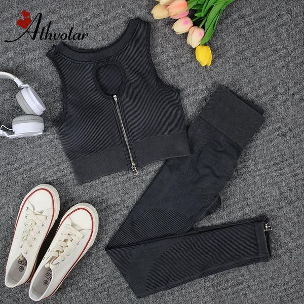 women's leggings athvotar 2 pieces women yoga sets black sport outfit for woman zipper sportwear workout fitness suits gym set wash sea
women's leggings athvotar 2 pieces women yoga sets black sport outfit for woman zipper sportwear workout fitness suits gym set wash sea