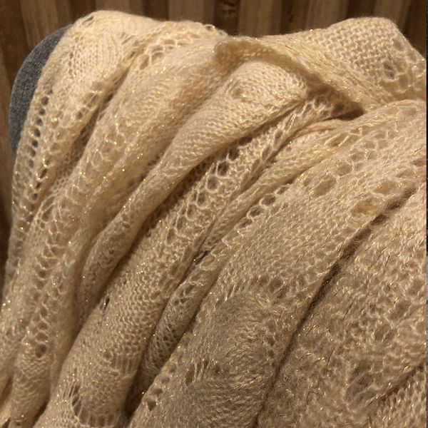 scarves naizaiga 100 cashmere gold thread hollow out women scarf beige girl shawl jrsm652 230824, Blue;gray
scarves naizaiga 100 cashmere gold thread hollow out women scarf beige girl shawl jrsm652 230824, Blue;gray