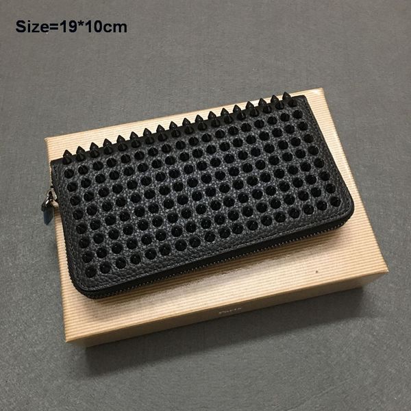 men wallets fashion single zipper luxury bags designer women genuine leather ladies long purse reds color bottoms rivet wallets, Red;black
men wallets fashion single zipper luxury bags designer women genuine leather ladies long purse reds color bottoms rivet wallets, Red;black