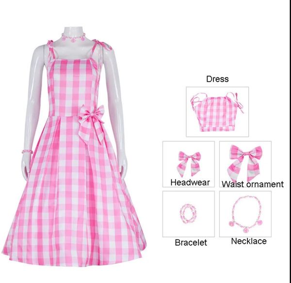 stage wear cosplay costume margot robbie pink dress uniform ryan gosling suit beachwear for women halloween disguise, Black;red
stage wear cosplay costume margot robbie pink dress uniform ryan gosling suit beachwear for women halloween disguise, Black;red