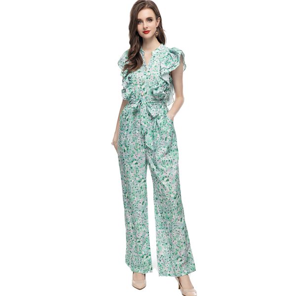 women's runway jumpsuits& rompers v neck sleeveless ruffles printed lace up bow floral high street fashion designer pants, Black;white
women's runway jumpsuits& rompers v neck sleeveless ruffles printed lace up bow floral high street fashion designer pants, Black;white