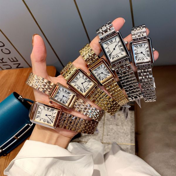womens watch montre luxury movement watches designer watch quartz movement roman dial style anlog clock cool shiny all-match stainless steel, Slivery;brown
womens watch montre luxury movement watches designer watch quartz movement roman dial style anlog clock cool shiny all-match stainless steel, Slivery;brown