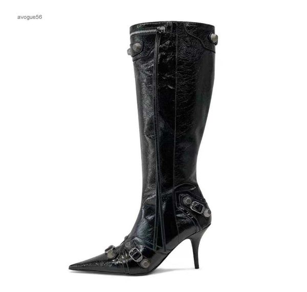 boots boots cagole belt buckle decoration knee high boots women039s leather side zipper pointed fashion luxury designer fa1513649, Black
boots boots cagole belt buckle decoration knee high boots women039s leather side zipper pointed fashion luxury designer fa1513649, Black