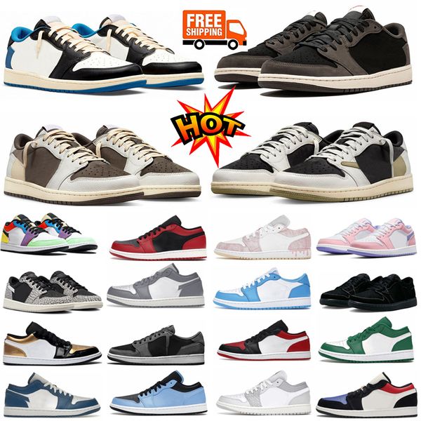 jumpman 1 low 1s woman man basketball shoes travis reverse mocha bleached coral inside out bred toe white camo unc wolf grey mens trainers m
jumpman 1 low 1s woman man basketball shoes travis reverse mocha bleached coral inside out bred toe white camo unc wolf grey mens trainers m