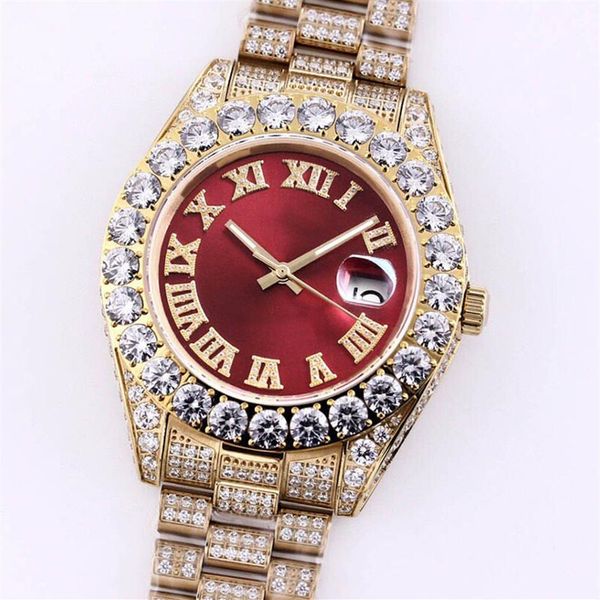 diamond watch automatic mechanical designer watches 43mm sapphire stainless steel folding buckle waterproof montre de luxe mens bu227v, Slivery;brown
diamond watch automatic mechanical designer watches 43mm sapphire stainless steel folding buckle waterproof montre de luxe mens bu227v, Slivery;brown