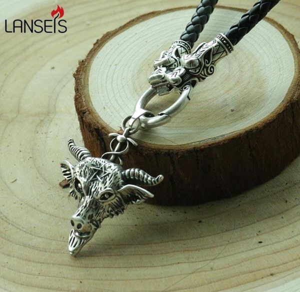1pcs sabbatic goat amulet cord necklace baphomet pendant 38mm necklaces9774850, Silver
1pcs sabbatic goat amulet cord necklace baphomet pendant 38mm necklaces9774850, Silver