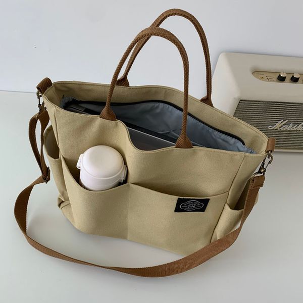 evening bags women's canvas shoulder bag fashion crossbody handbag retro large capacity bags multi pocket zipper casual tote bags 23082
evening bags women's canvas shoulder bag fashion crossbody handbag retro large capacity bags multi pocket zipper casual tote bags 23082