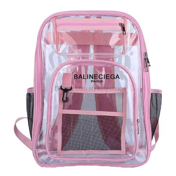luxury backpack designer backpack womens backpack bookbag mens backpack transparent waterproof backpack large capacity bags stylishyslbags 0
