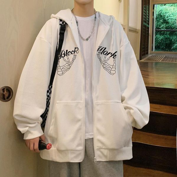 men's hoodies fashion y2k mens jacket coat harajuku punk patch zipper oversized streetwear hip hop gothic loose pocket man sweatshirts, Black
men's hoodies fashion y2k mens jacket coat harajuku punk patch zipper oversized streetwear hip hop gothic loose pocket man sweatshirts, Black