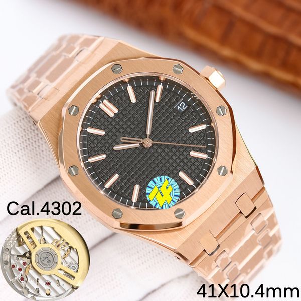 zf factory luxury mens watch 41mm v5 extra-thin 15500 904l steel rose gold case black dial waterproof cal.4302 movement mechanical automatic, Slivery;brown
zf factory luxury mens watch 41mm v5 extra-thin 15500 904l steel rose gold case black dial waterproof cal.4302 movement mechanical automatic, Slivery;brown