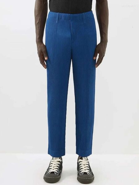 men's pants miyake pleated men male straight smart casual trousers solid streetwears 2023 korean fashion man clothes, Black
men's pants miyake pleated men male straight smart casual trousers solid streetwears 2023 korean fashion man clothes, Black