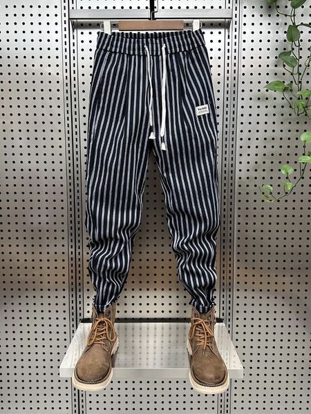 men's pants striped jogger sweatpants men harajuku hip hop streetwear unique harem brand trousers 230824, Black
men's pants striped jogger sweatpants men harajuku hip hop streetwear unique harem brand trousers 230824, Black