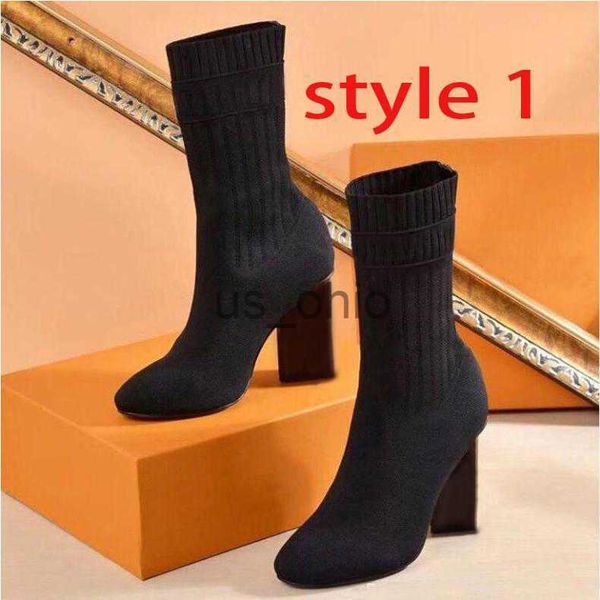 boots autumn winter socks heeled heel boots fashion knitted elastic boot designer alphabetic women shoes lady letter thick high heels large, Black
boots autumn winter socks heeled heel boots fashion knitted elastic boot designer alphabetic women shoes lady letter thick high heels large, Black
