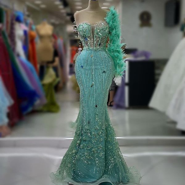2023 august aso ebi luxurious mermaid prom dress crystals feather evening formal party second reception birthday engagement gowns dresses ro, Black
2023 august aso ebi luxurious mermaid prom dress crystals feather evening formal party second reception birthday engagement gowns dresses ro, Black