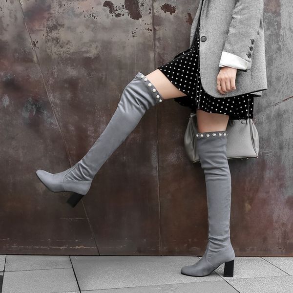 boots big size women long woman over the knee boot pearl decoration pure color coarse heel boots 230824, Black
boots big size women long woman over the knee boot pearl decoration pure color coarse heel boots 230824, Black