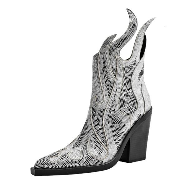 boots women's flame ankle boots elegant high heels western cowboy boats party dress designer shoes big size 42 43 230824, Black
boots women's flame ankle boots elegant high heels western cowboy boats party dress designer shoes big size 42 43 230824, Black