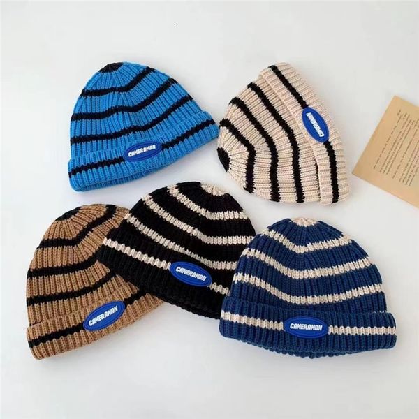beanieskull caps korean ins striped baby hat autumn knitted beanies winter soft woolen kids hat boys girls cap warm children's hat 2308, Blue;gray
beanieskull caps korean ins striped baby hat autumn knitted beanies winter soft woolen kids hat boys girls cap warm children's hat 2308, Blue;gray
