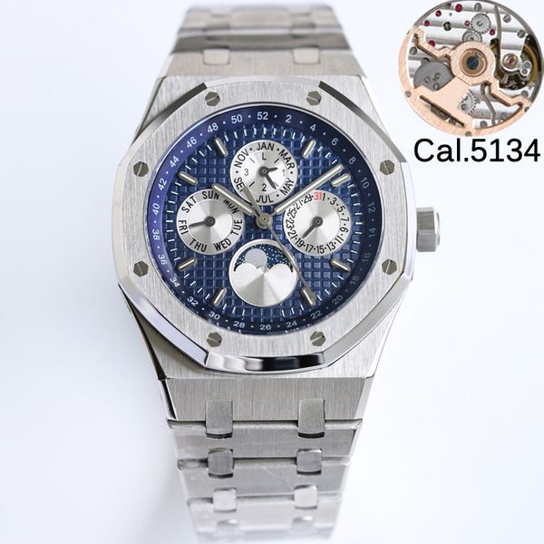 12 styless luxury mens eta watch cal.5134 movement 41mm 26574 904l stainless steel silver case waterproof automatic watches all sub dials wo, Slivery;brown
12 styless luxury mens eta watch cal.5134 movement 41mm 26574 904l stainless steel silver case waterproof automatic watches all sub dials wo, Slivery;brown