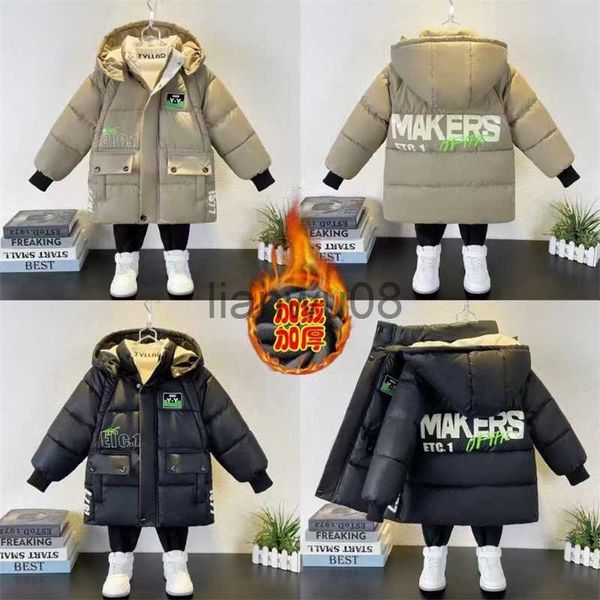 down coat winter boys fashion warm outerwear 2023 new children thicken windproof coats kids clothes teens hooded letter print down jackets x, Blue;gray
down coat winter boys fashion warm outerwear 2023 new children thicken windproof coats kids clothes teens hooded letter print down jackets x, Blue;gray