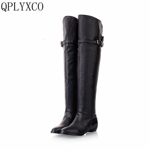 boots qplyxco big size 3448 women flat over knee winter warm long round toe fashion botas footwear shoes 181 230824, Black
boots qplyxco big size 3448 women flat over knee winter warm long round toe fashion botas footwear shoes 181 230824, Black