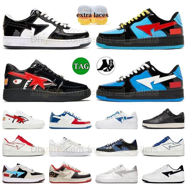 2023 new pattern casual shoes shark black patent leather black white mens womens sneakers abc camo blue pastel pink camo combo red platform
2023 new pattern casual shoes shark black patent leather black white mens womens sneakers abc camo blue pastel pink camo combo red platform