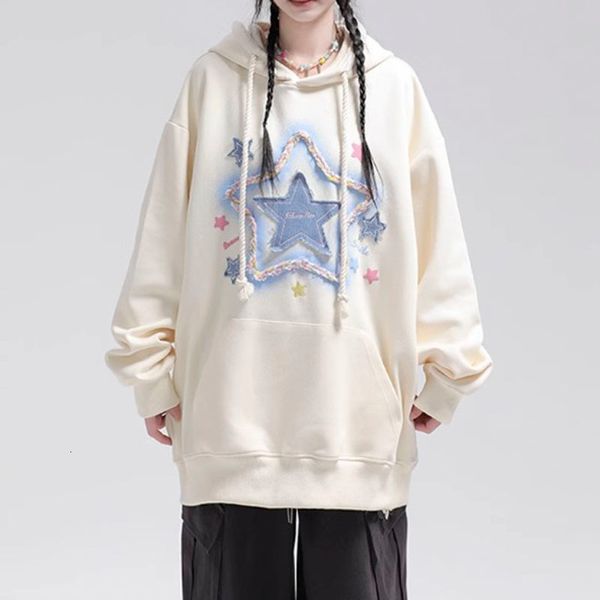 women's hoodies sweatshirts hoodie 2023 loose oversize autumn clothes y2k five point star collage sweatshirt pullover 230824, Black
women's hoodies sweatshirts hoodie 2023 loose oversize autumn clothes y2k five point star collage sweatshirt pullover 230824, Black
