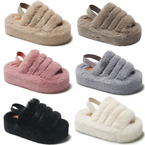 2023 home plush flat cotton slippers women white black gray khaki elastic band casual color6
2023 home plush flat cotton slippers women white black gray khaki elastic band casual color6