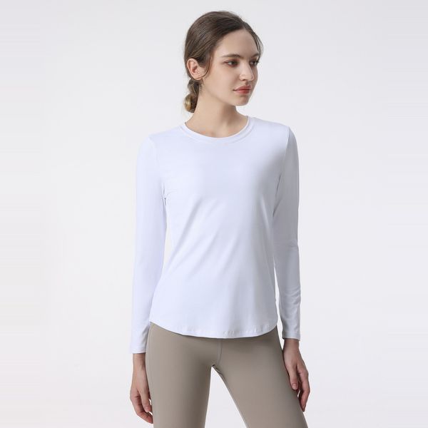 lu fitness yoga t-shirt long sleeve sports women back mesh stitching breathable elasticity workout exercise quick dry running gym clothes w
lu fitness yoga t-shirt long sleeve sports women back mesh stitching breathable elasticity workout exercise quick dry running gym clothes w