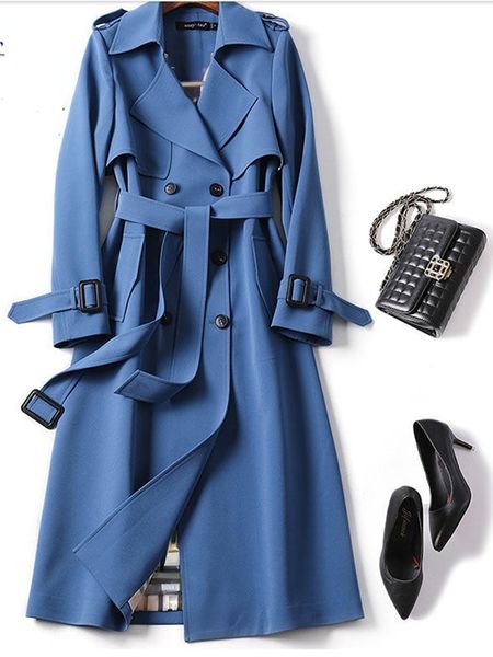 women's trench coats long coat women solid color suit collar lace-up double breasted trench coat for women fashion leisure elegant coat, Tan;black
women's trench coats long coat women solid color suit collar lace-up double breasted trench coat for women fashion leisure elegant coat, Tan;black