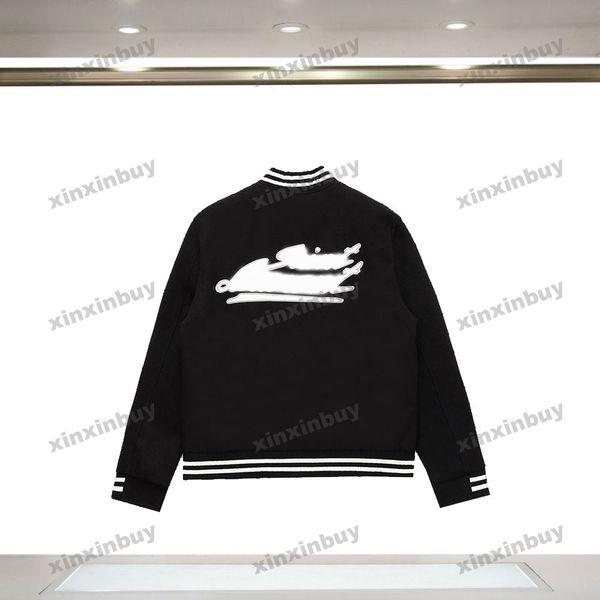 xinxinbuy men designer coat jacket cursive letters leather long sleeve women woolen cloth black m-2xl, Black;brown
xinxinbuy men designer coat jacket cursive letters leather long sleeve women woolen cloth black m-2xl, Black;brown