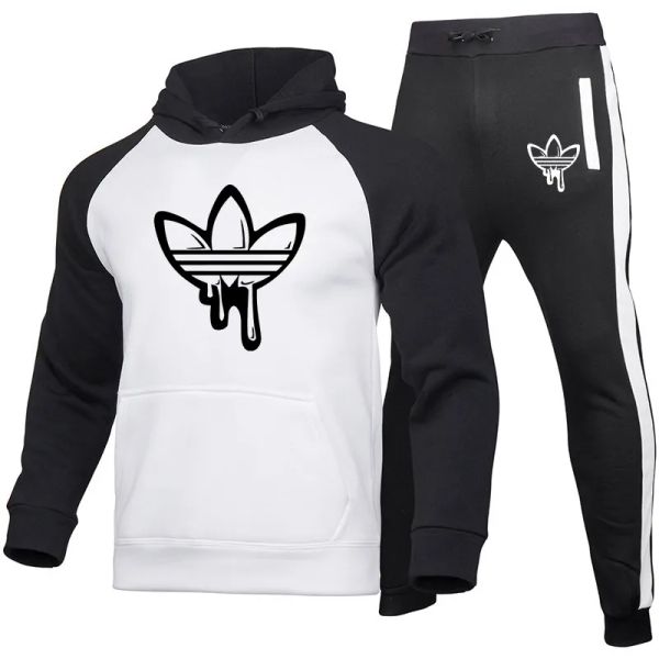 new designer tracksuit fashion men 's sportswear color large size hoodie women sports hoodie + sweatpants casual long-sleeved pullover, Gray
new designer tracksuit fashion men 's sportswear color large size hoodie women sports hoodie + sweatpants casual long-sleeved pullover, Gray
