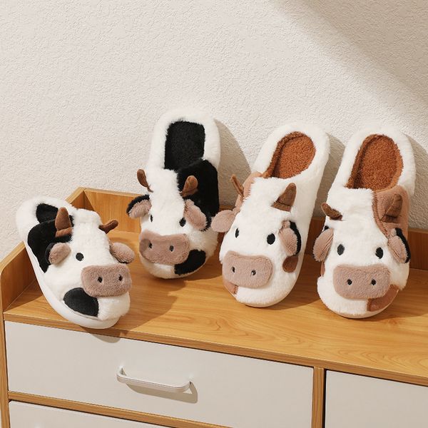 designer shoes cartoon pattern slippers cute warm slippers home slippers comfortable foot feel indoor casual shoes cow pattern fleece shoes, Black
designer shoes cartoon pattern slippers cute warm slippers home slippers comfortable foot feel indoor casual shoes cow pattern fleece shoes, Black