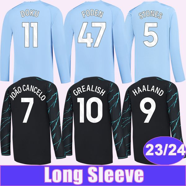2023 24 haaland grealish kovacic long sleeve mens soccer jerseys ruben foden de bruyne bernardo stones home 3rd football shirt uniforms, Black;yellow
2023 24 haaland grealish kovacic long sleeve mens soccer jerseys ruben foden de bruyne bernardo stones home 3rd football shirt uniforms, Black;yellow