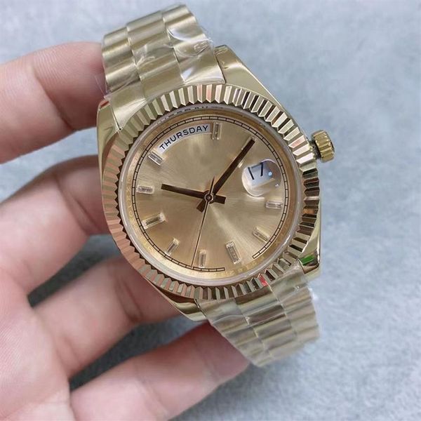u1 men watch 41mm crystal cubes automatic movement double dat gold dial 316 stainless band275o, Slivery;brown
u1 men watch 41mm crystal cubes automatic movement double dat gold dial 316 stainless band275o, Slivery;brown