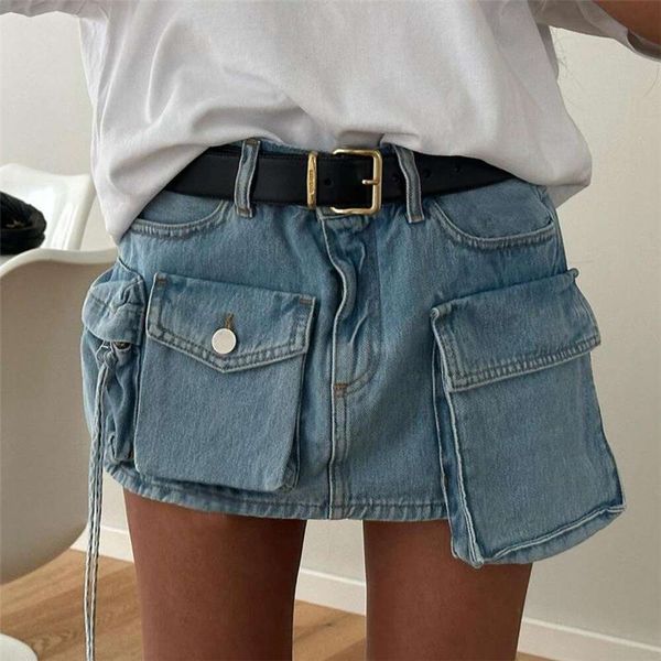 denim skirt for women summer three dimensional layered pocket decoration bumpkin mini overalls, Black
denim skirt for women summer three dimensional layered pocket decoration bumpkin mini overalls, Black