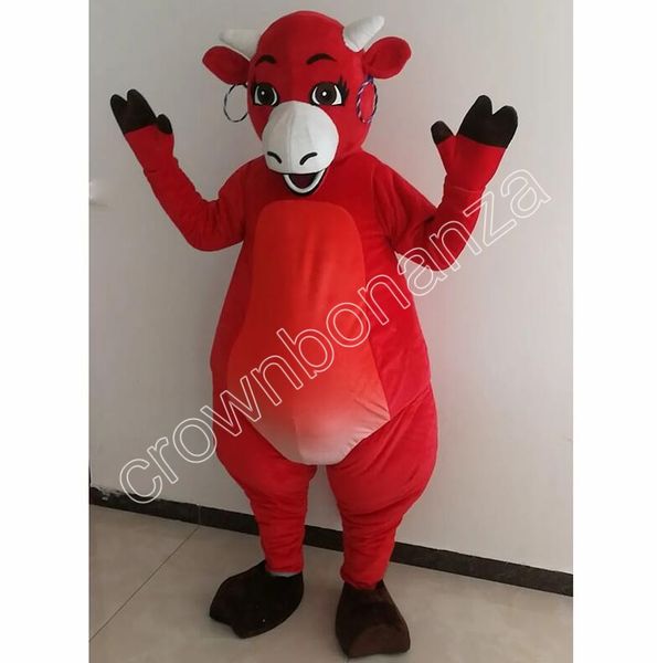 red cow mascot costume walking halloween suit large event costume suit party dress apparel carnival costume, Red;yellow
red cow mascot costume walking halloween suit large event costume suit party dress apparel carnival costume, Red;yellow