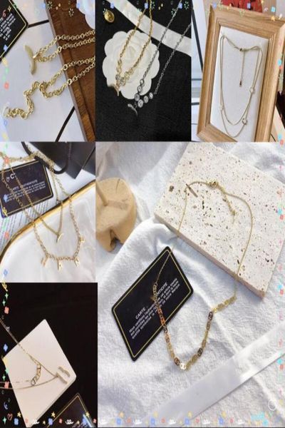 20style luxury necklace choker chain 18k gold plated stainless steel pendant statement fashion womens wedding jewelry accessories1723483, Silver
20style luxury necklace choker chain 18k gold plated stainless steel pendant statement fashion womens wedding jewelry accessories1723483, Silver