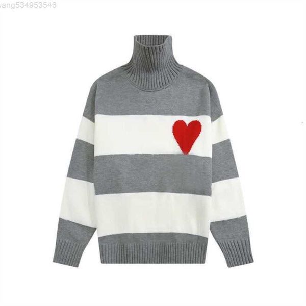 2023 high collar france fashion designers amis paris sweaters amies de coeur embroidered a heart pattern turtleneck knitted for men womenk16, White;black
2023 high collar france fashion designers amis paris sweaters amies de coeur embroidered a heart pattern turtleneck knitted for men womenk16, White;black
