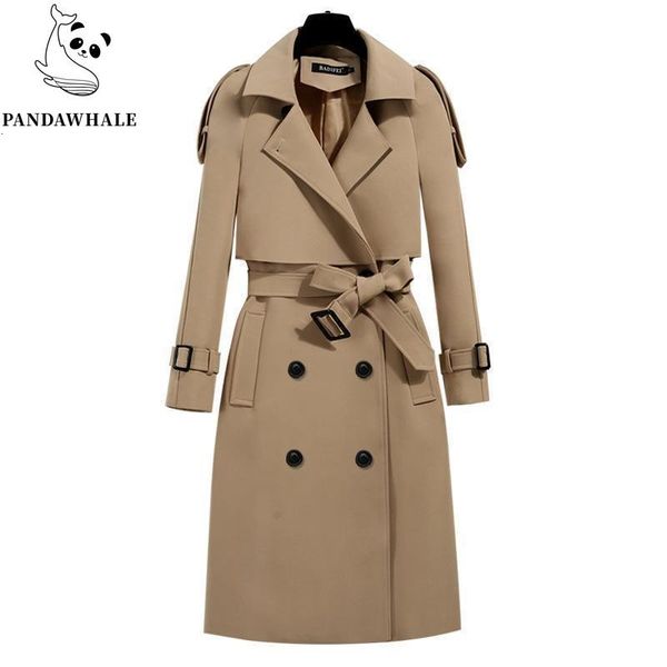 women's trench coats autumn winter trench coats women korean fashion double breasted university style loose medium length female clothi, Tan;black
women's trench coats autumn winter trench coats women korean fashion double breasted university style loose medium length female clothi, Tan;black