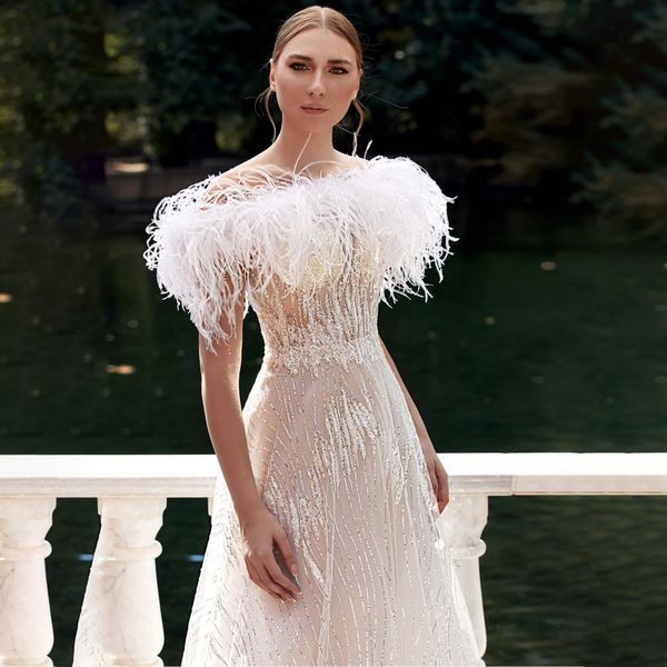 elegant a-line wedding dress new sequin fit off the shoulder bride dresses sweep train party special occasion gowns customized d-h232783, White
elegant a-line wedding dress new sequin fit off the shoulder bride dresses sweep train party special occasion gowns customized d-h232783, White