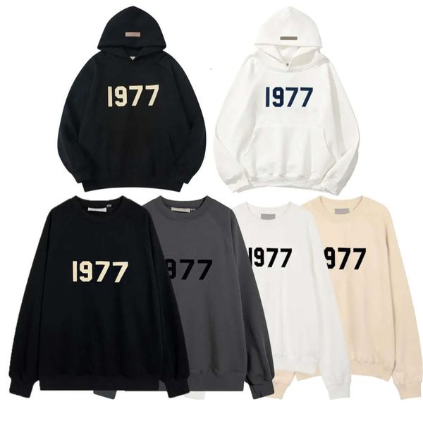 men's hoodies sweatshirts mens designer hoodie ess 1977 on front hooded for man women fog god of fear multi thread flocking high street, Black
men's hoodies sweatshirts mens designer hoodie ess 1977 on front hooded for man women fog god of fear multi thread flocking high street, Black