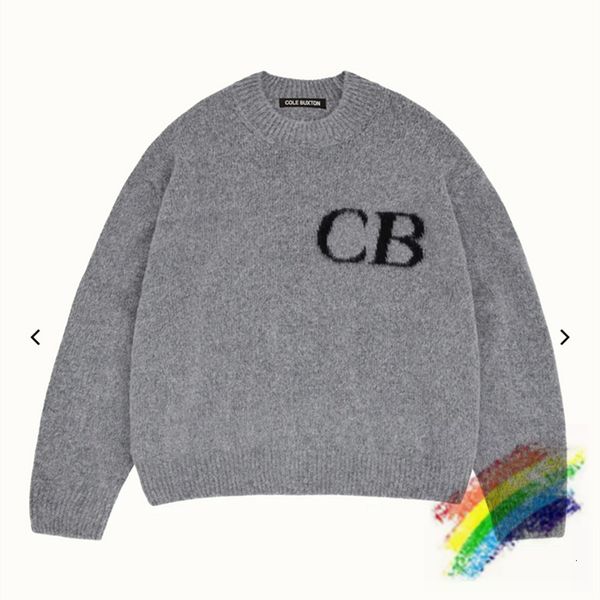 men's sweaters fw cole buxton sweater men women 1 1 sweatshirts vintage knit jacquard loose sweater 230824, White;black
men's sweaters fw cole buxton sweater men women 1 1 sweatshirts vintage knit jacquard loose sweater 230824, White;black