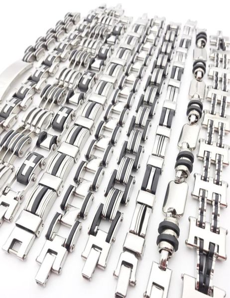 10pcs stainless steel link chain bracelets men039s mix style fashion silver color exquisite classic whole lot bulk jewelry 7862635, Black
10pcs stainless steel link chain bracelets men039s mix style fashion silver color exquisite classic whole lot bulk jewelry 7862635, Black
